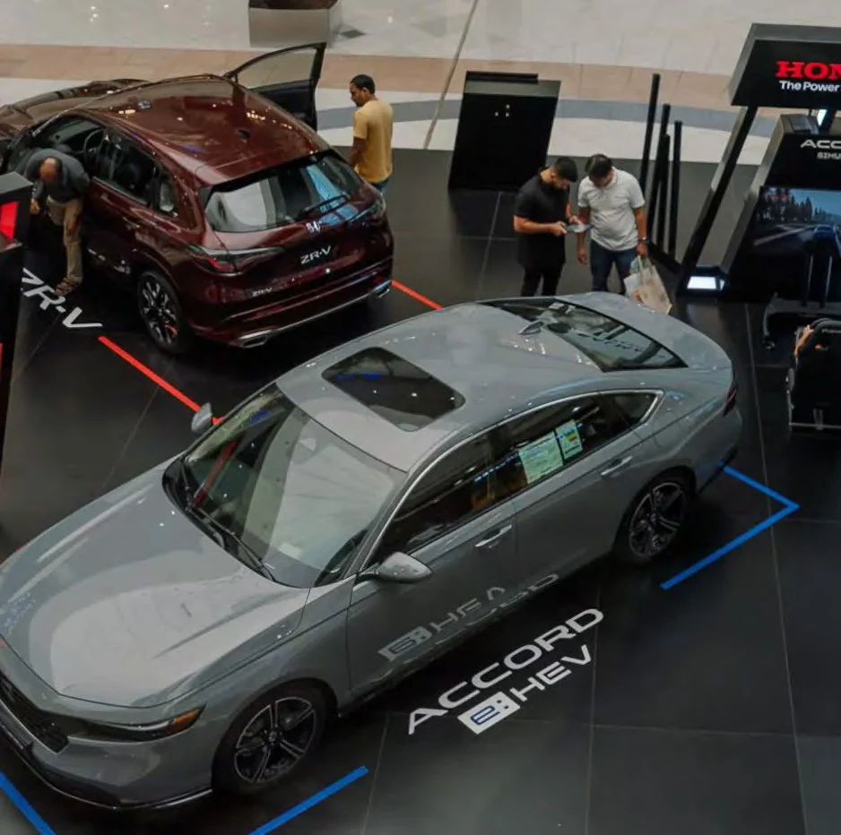 Honda ZR-V and Accord e:HEV roadshow activation in the UAE